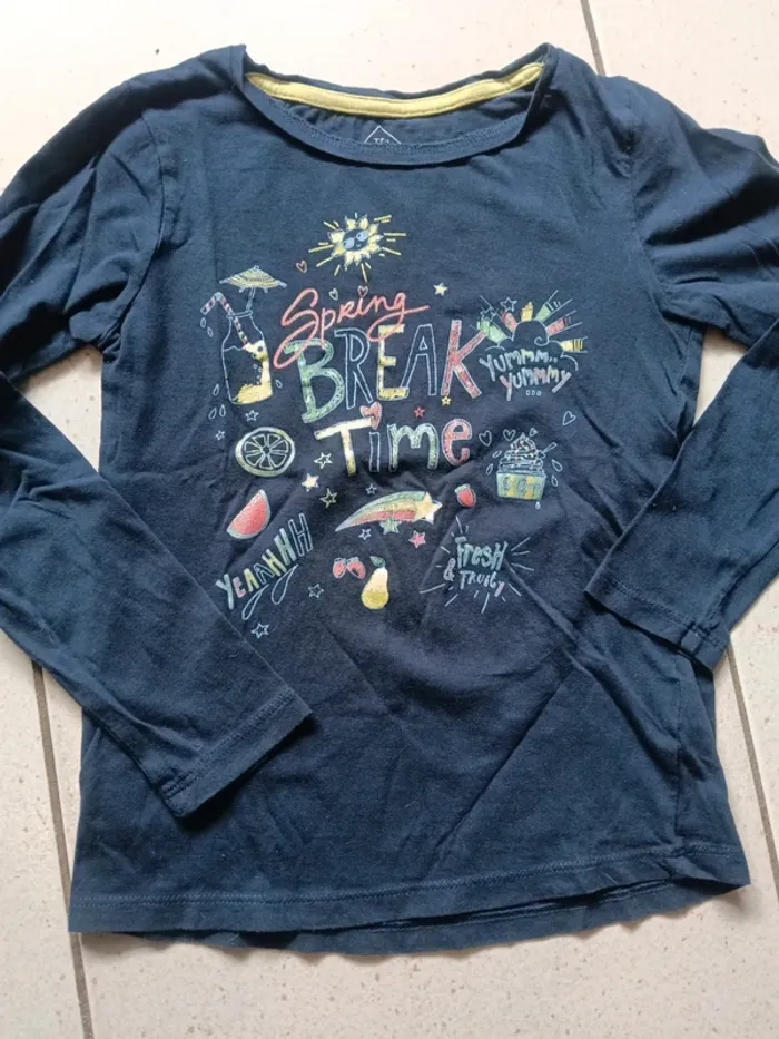 Tee shirt tex 7/8ans