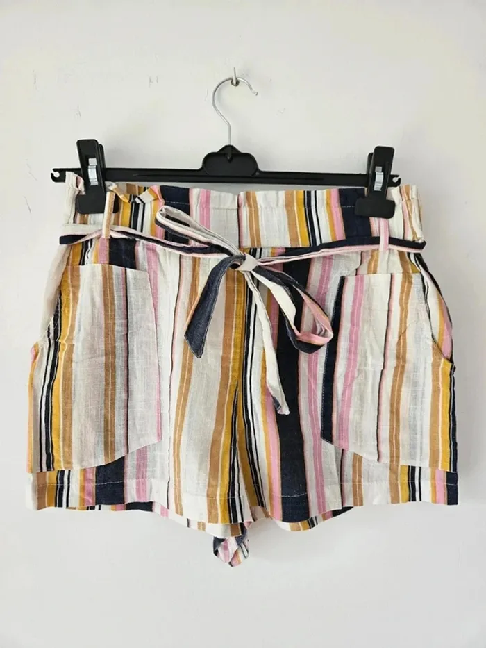 Short d'été rayé Jennyfer taille 38/M
