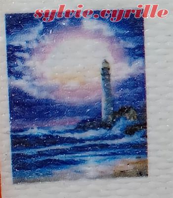 Diamond Painting 40×50 paysage phare lune rond