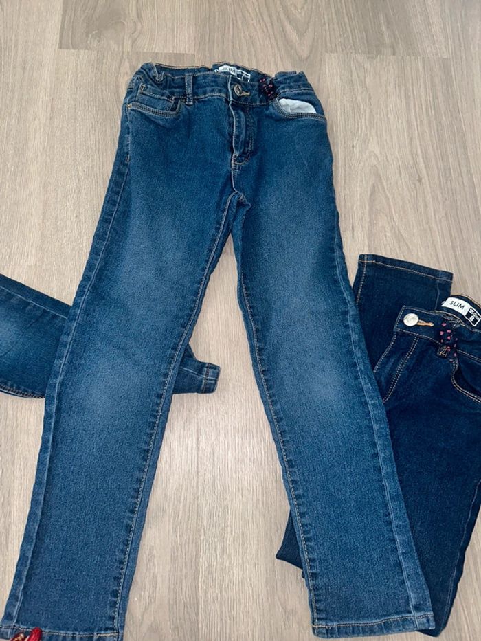 Lot de 3 jeans fille taille 8 ans - photo numéro 4