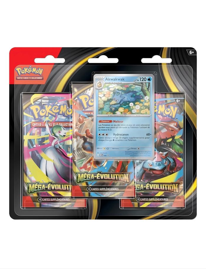 Tripack 3 boosters ME01 mega évolution Pokémon - photo numéro 2