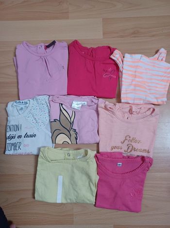 8 tee shirts