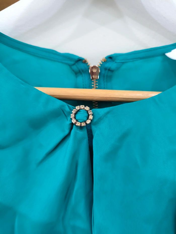 Haut turquoise chic  Marque Setre  Taille M Neuf avec étiquette - photo numéro 2