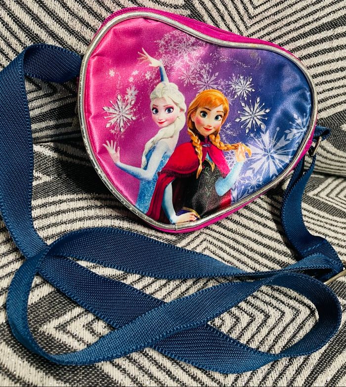Sac Coeur Fille Elsa et Anna la Reine des neiges Disney - photo numéro 2