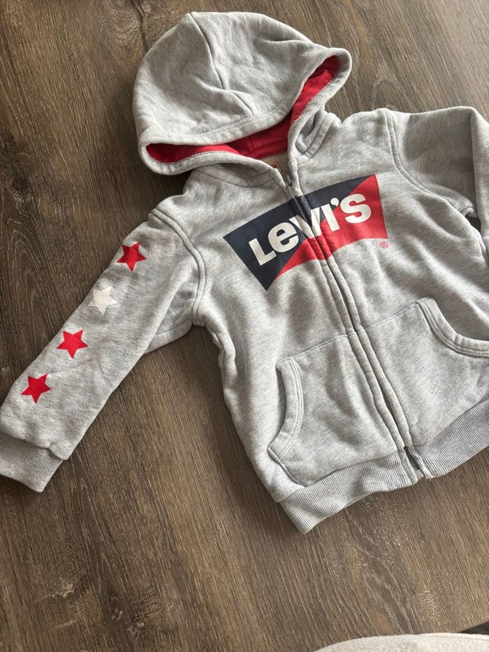 Gilet levis gris garçon 2 ans - photo numéro 3