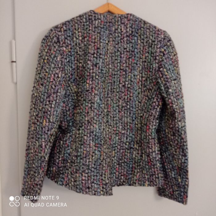 Veste bleu chiné t36 - photo numéro 4