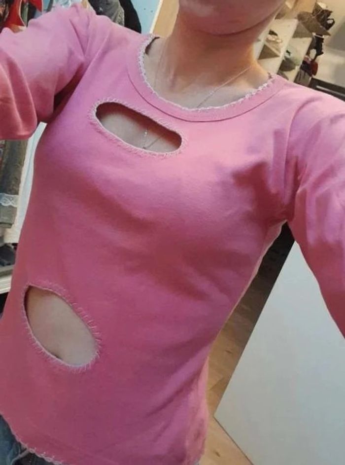 pull femme taille S neuf rose - photo numéro 2
