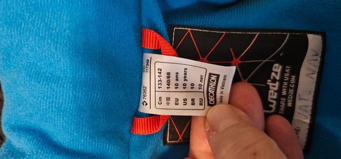 Doudoune garçon wed'ze de chez decatlon taille 10 ans - photo numéro 9