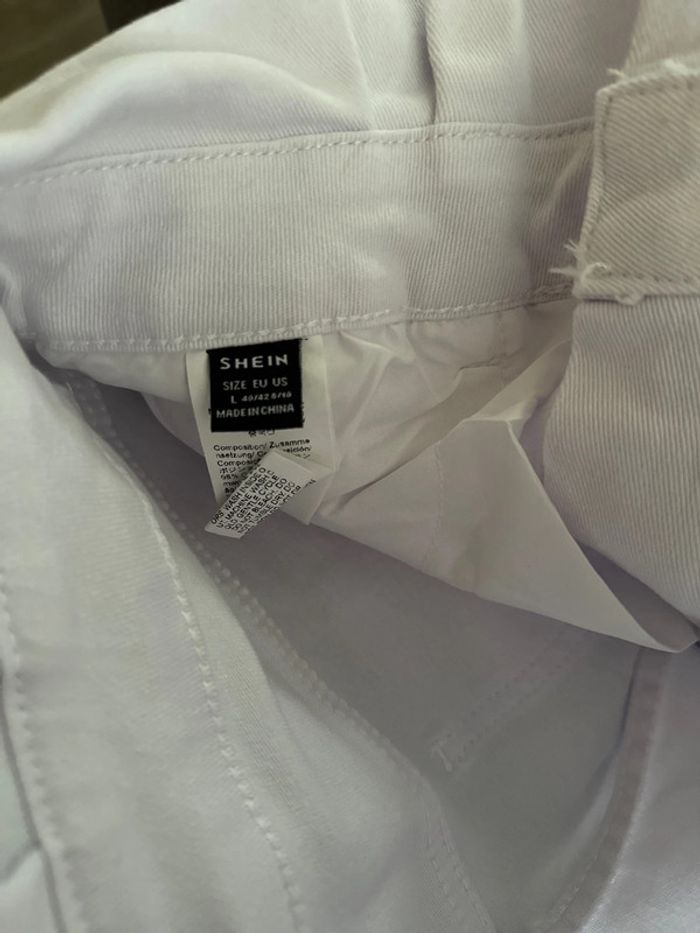 Jeans Neuf 40/42 Shein blanc - photo numéro 5