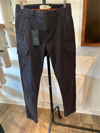 Pantalon cargo bleu Billy Belt 40 neuf