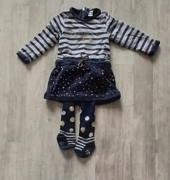 Robe 3 pommes 3-6 mois