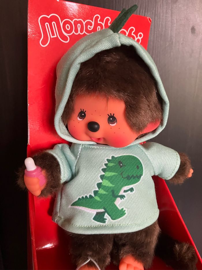 Monchhichi - dinosaure - Neuf - scellé - 18 Cm - photo numéro 2