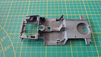 Châssis intérieur pièce détachée miniature Bburago Burago Chevrolet Corvette 1957 1/24 1/24e 1/24ème