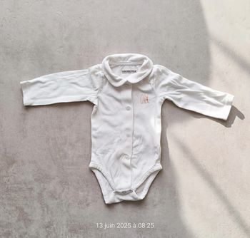 Bodie manches longues - 1 mois