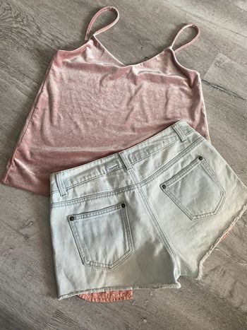 Ensemble short débardeur bretelles