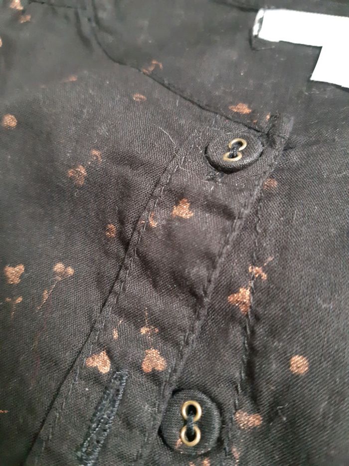 Robe noire doré bébé fille 3 mois kiabi - photo numéro 2