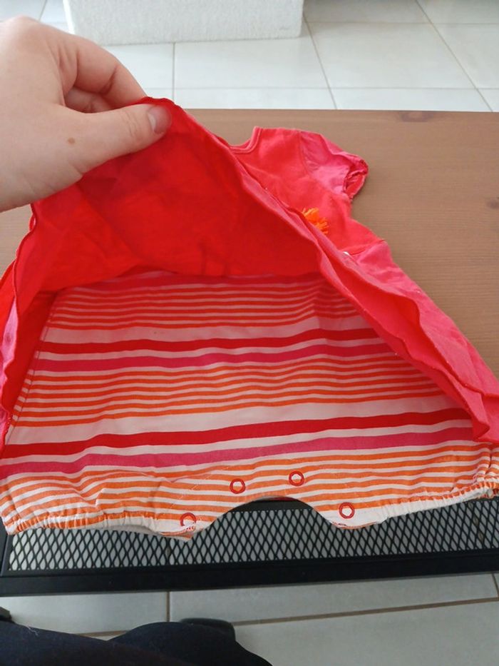 Combinaison été bébé fille 12 mois - photo numéro 3