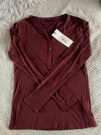 Haut manches longues grenat neuf IKKS