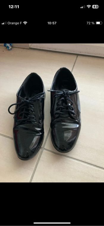 Derbies vernies femme