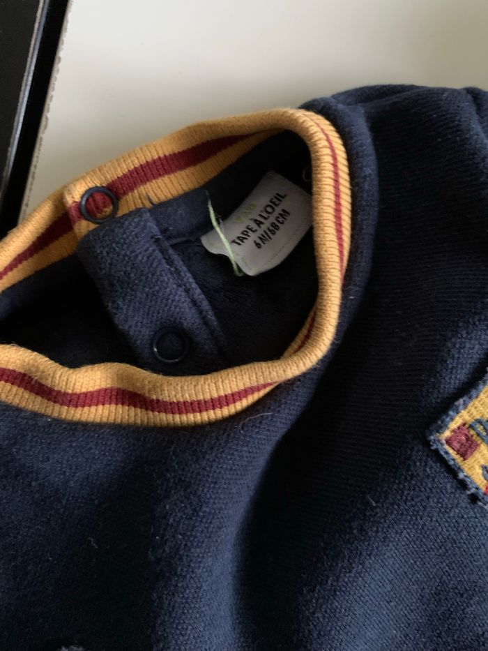 Lot de 2 pulls sweat 6 mois Zara & TAO - photo numéro 2