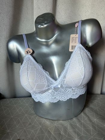 Soutien gorge dentelle blanc neuf XL Inoo
