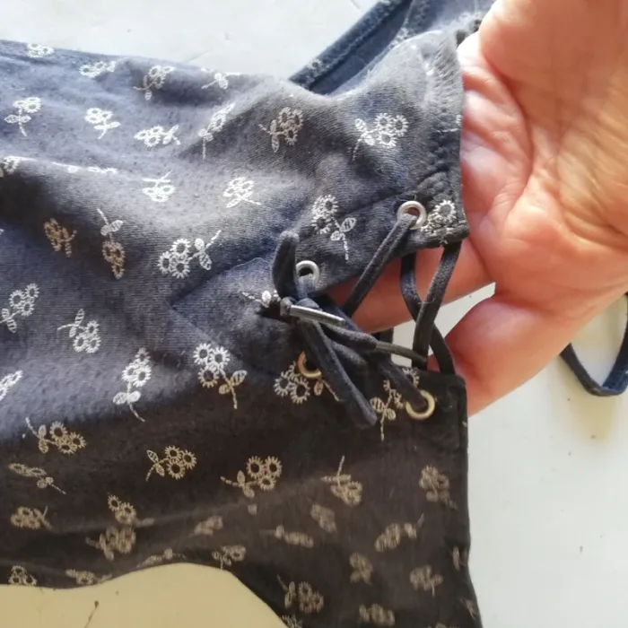 Maillot de bain 2 pièces noir à motifs t. 38/40 - photo numéro 8