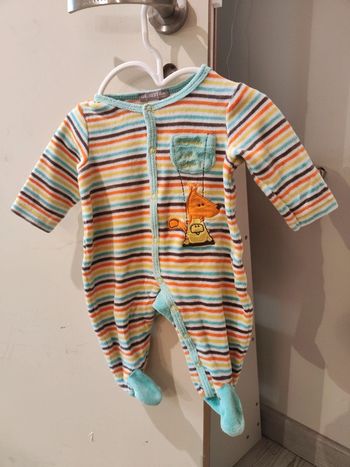 Pyjama velours 1 mois