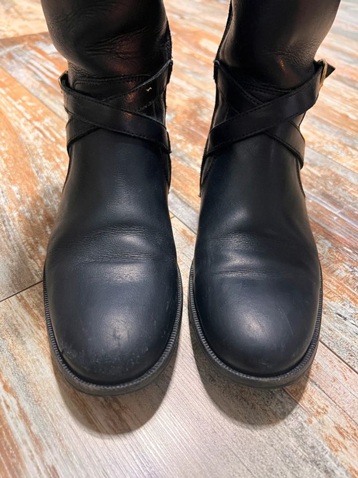 Bottes cavalières cuir noir 37 Ubik - photo numéro 9
