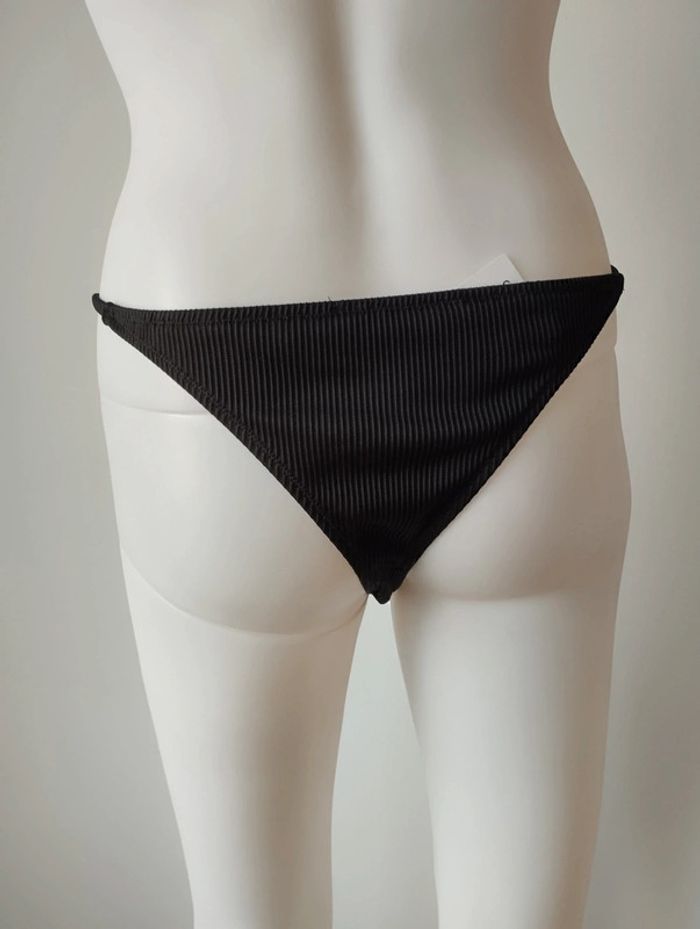 Bas de bikini noir Mango taille L - photo numéro 3