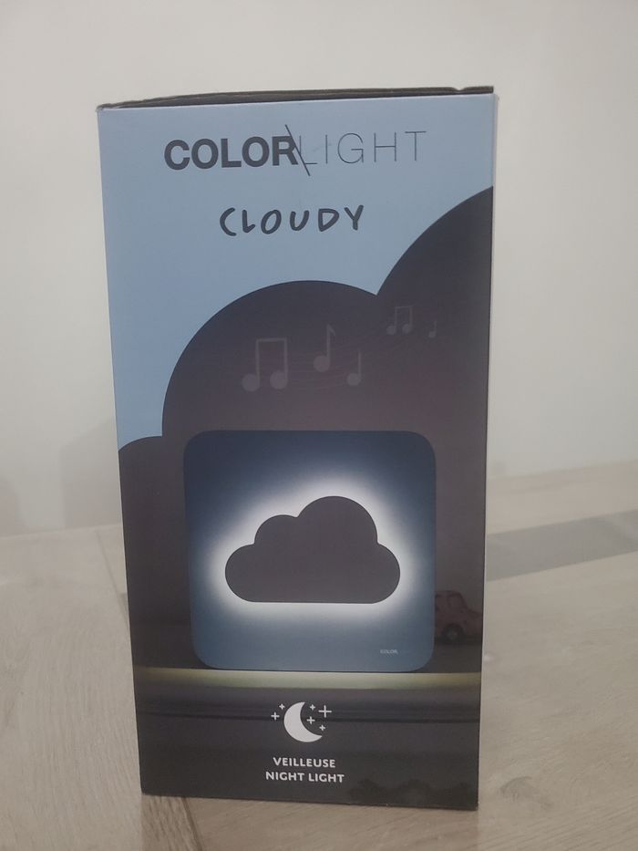 Enceinte & Veilleuse sans Fil  Nuage Color Light BigBen  Cloudy. - photo numéro 5