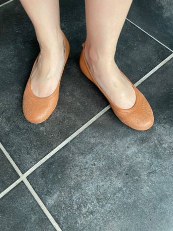 Ballerines camel bocage