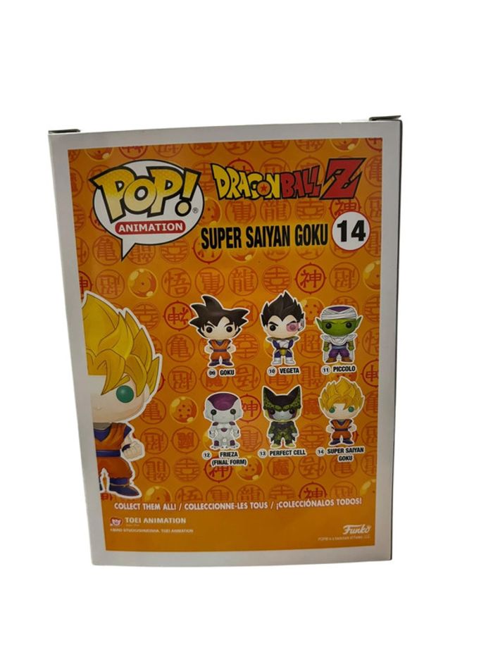 Figurine Funko Pop Dragon Ball Z Super Saiyan Goku 14 neuf - photo numéro 2