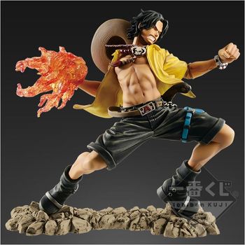 One Piece Ichiban x Scultures Memorial Log Portgas D. Ace (Lot Last One) Figurine Bandai scellée