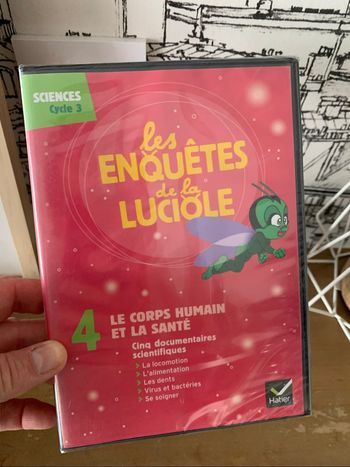 Les enquêtes des lucioles  4  le corps humains et la santé cycle 3 neuf sous blister