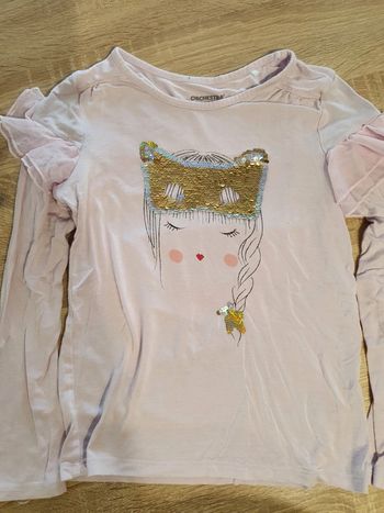 T-shirt sequin 10 ans