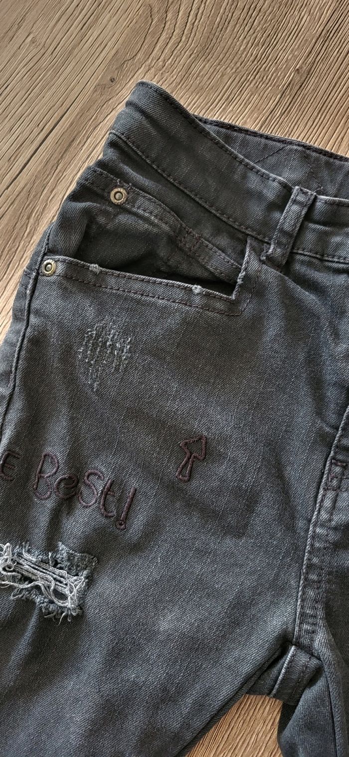 Jeans Noir Garçon 7ans - photo numéro 3