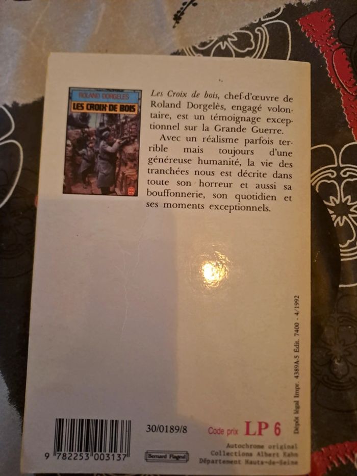 Livre Les Croix de Bois, Roland Dorgeles - photo numéro 2
