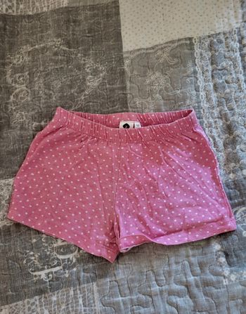 Short rose à pois 24 mois