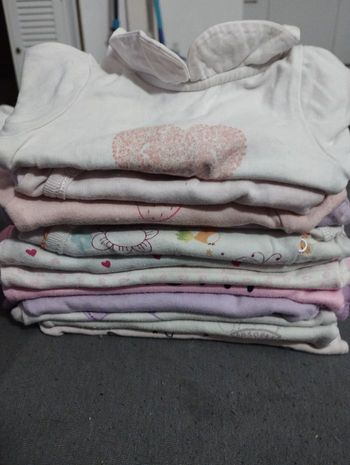 Lot de 12 bodys
