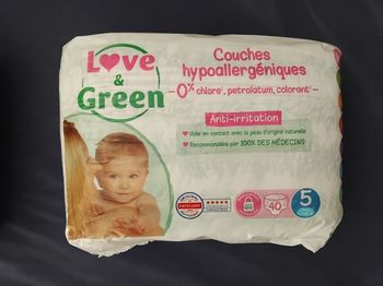 Couches culotte love & green neuve t5