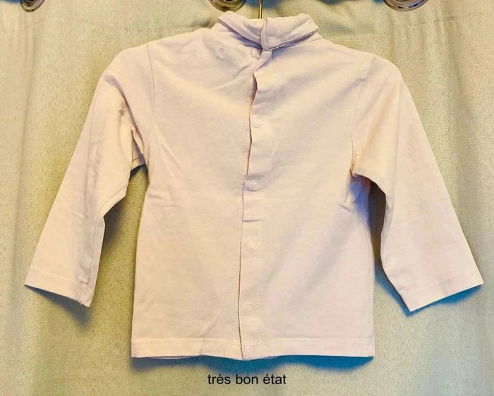 Lot 5 hauts manches longues 9-12 mois - photo numéro 7