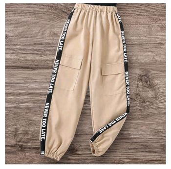 Pantalon cargo à larges poches Shein 12-13 ans