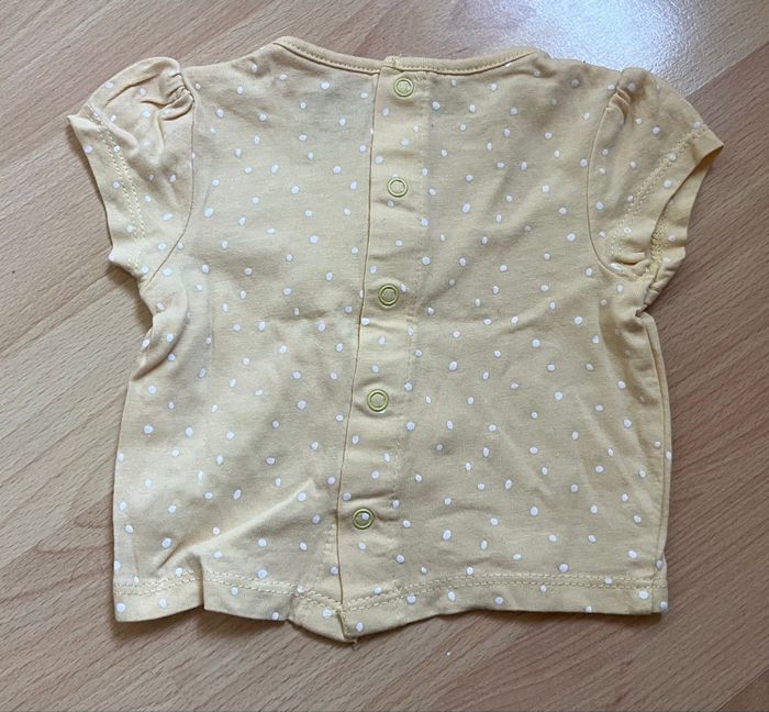 Lot 2 t-shirts rose et jaune Kiabi 1M - photo numéro 6