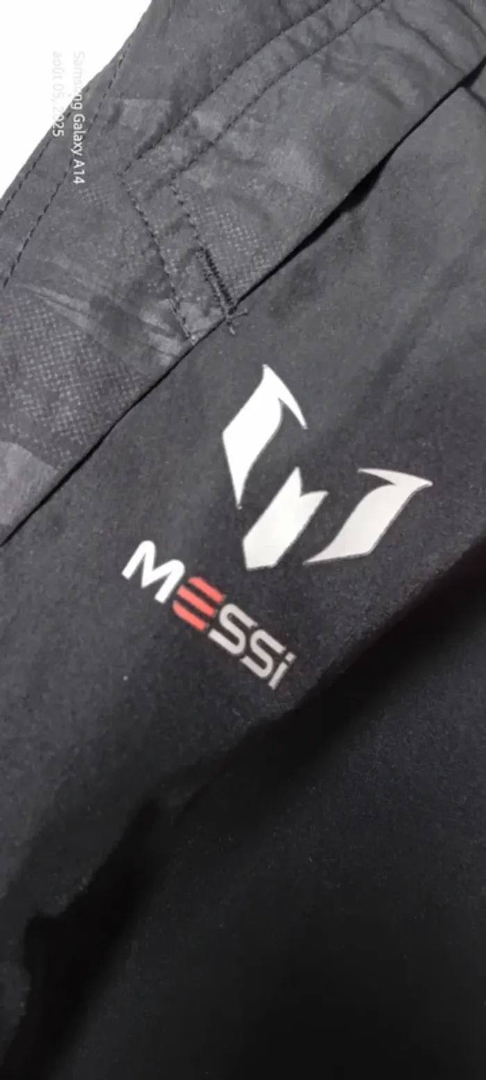 Pantalon de sport doublé Messi adidas noir coupe large garçon 13/14 ans adidas - photo numéro 8