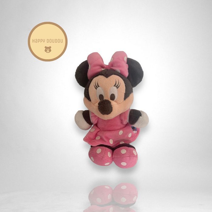Peluche Souris Minnie robe rose à pois Disney A717