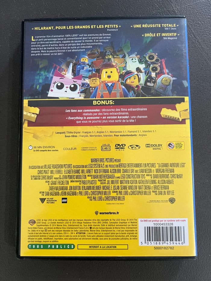LEGO La grande aventure + 2 films DVD Switch - photo numéro 8