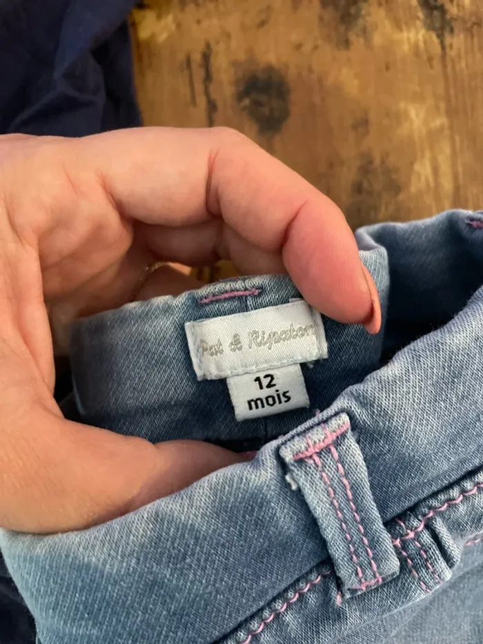 Lot de 8 pantalons bébé fille 12 mois - photo numéro 5