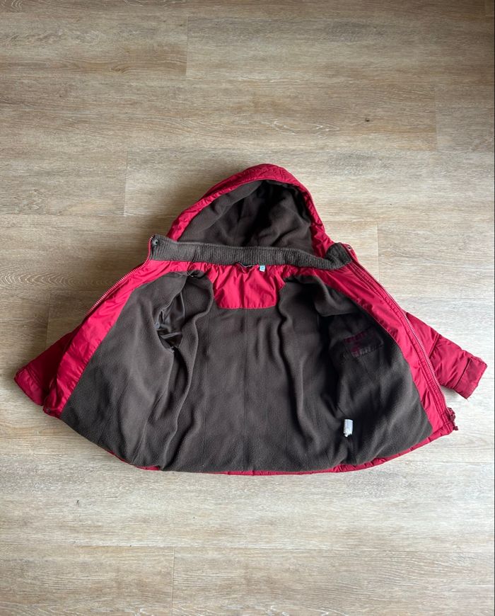 Doudoune enfant 6 ans rouge – capuche, chaude, mixte - photo numéro 4