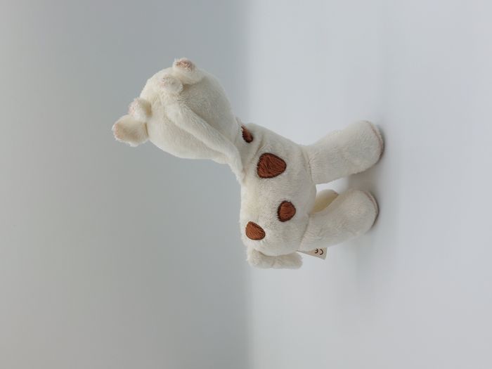 Peluche doudou Sophie la girafe VULLI 25 cm beige marron écru - photo numéro 3