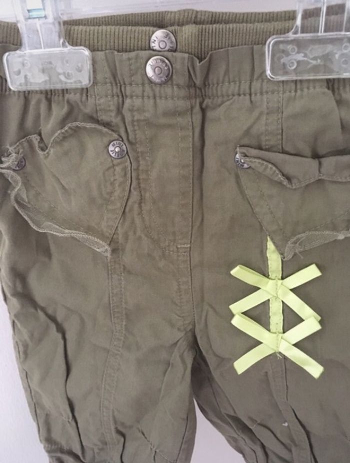 Pantalon bébé fille vert - 3 mois - photo numéro 2